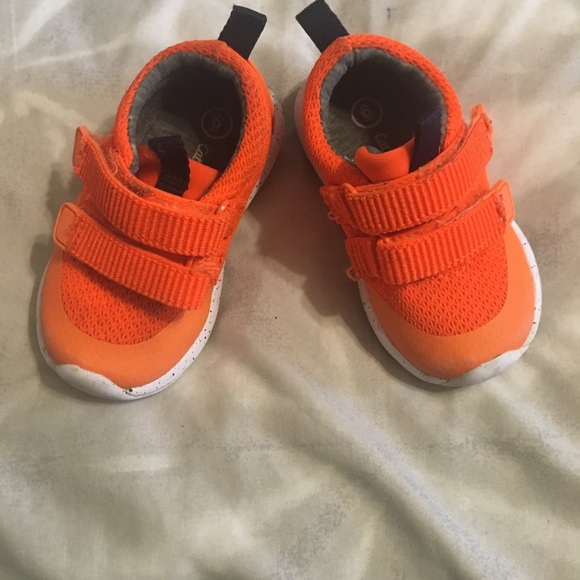 Cat & Jack Other - Cat & Jack” Boy’s Orange Sneakers